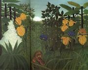 Henri Rousseau The Lion's Meal oil painting on canvas